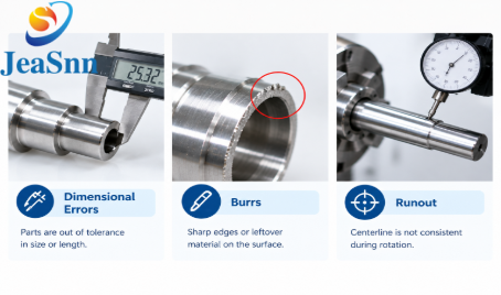 CNC Turned Parts Inspection Failures: Dimensional Errors, Burrs and Runout