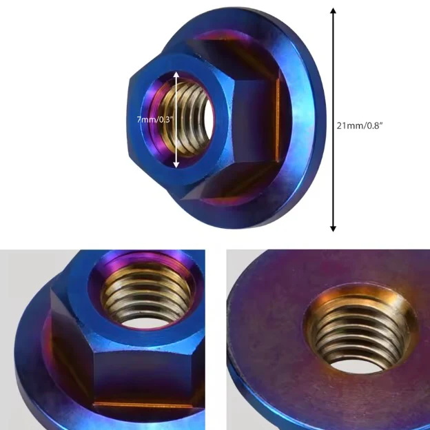 Differences between titanium flange nuts and ordinary nuts
